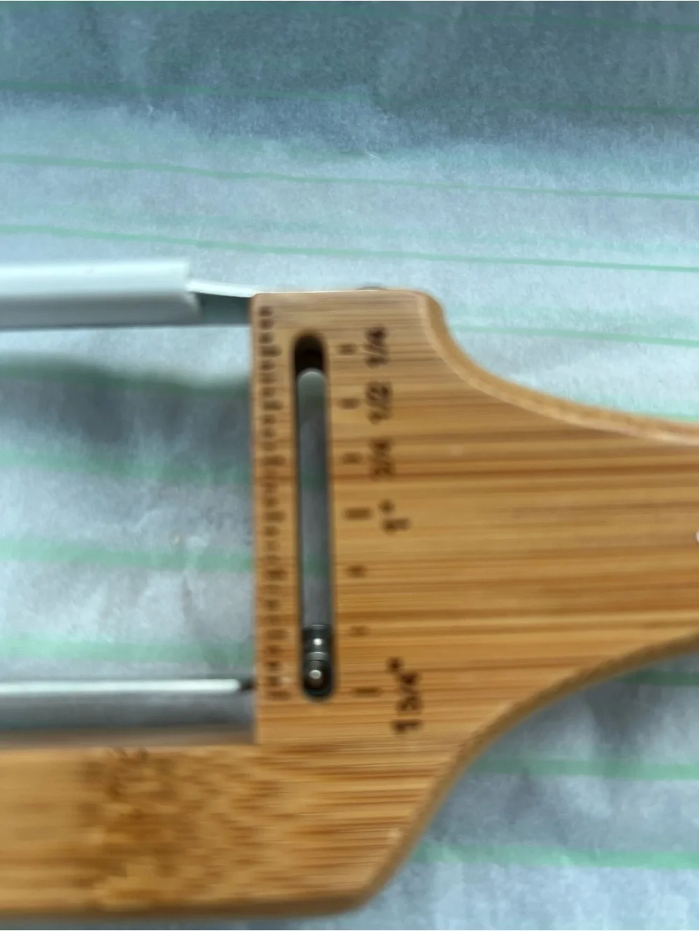 Bamboo Adjustable Bread Slicer